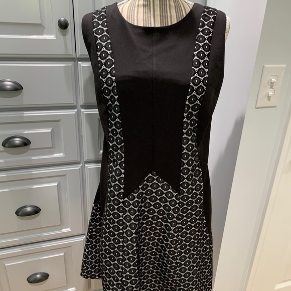 Enfocus Studio Dresses & Skirts - Enfocus Studio Black and White Fit and Flare Dress, Size 14, NWT